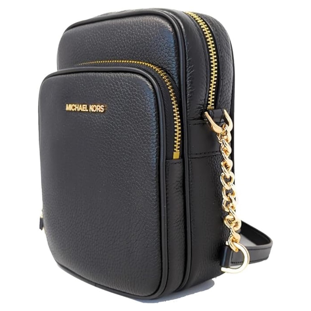 Michael Kors Jet Set Travel Medium Crossbody Bag - Black - Picture 2 of 6